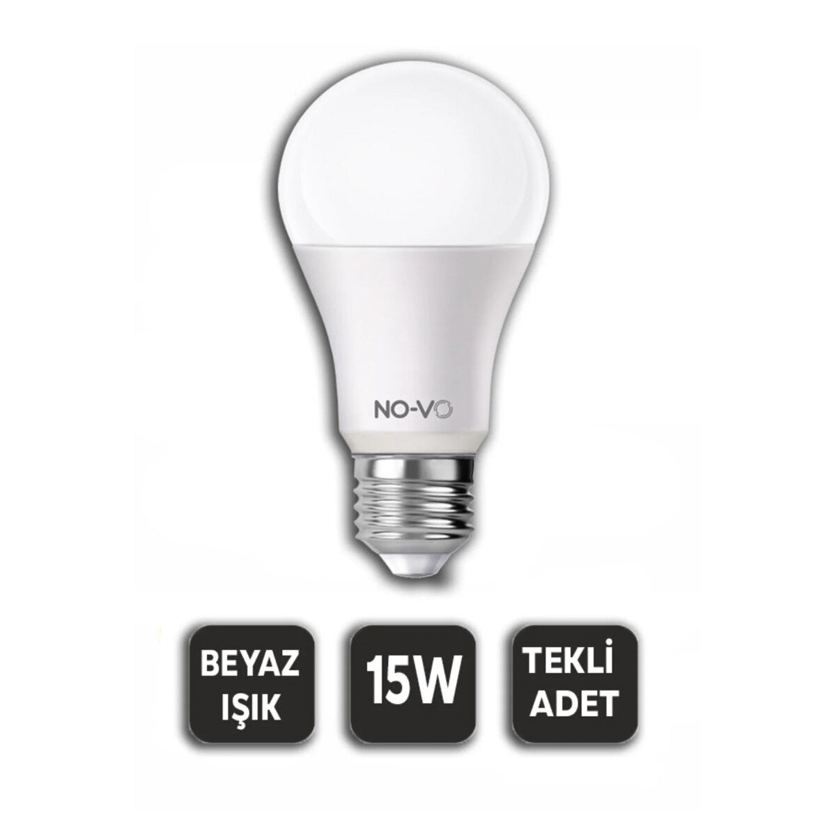 10 ADET 15W BEYAZ LED AMPUL 1200LM 6500K 15.000 SAAT ÖMÜR (5347)