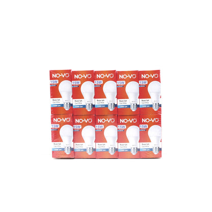 10 ADET 15W BEYAZ LED AMPUL 1200LM 6500K 15.000 SAAT ÖMÜR (5347)