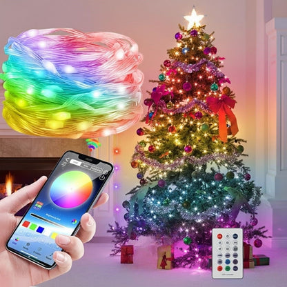 مصباح LED USB للتحكم عن بعد بطول 10 أمتار - إضاءة محيطة زخرفية متعددة الأوضاع (5347)
