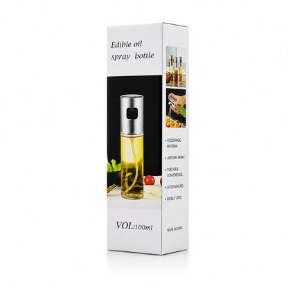 100 ML SPREY CAM YAĞDANLIK KROM - RENKLİ SPREY KAFA - İNCE UZUN ŞİŞE (5347)