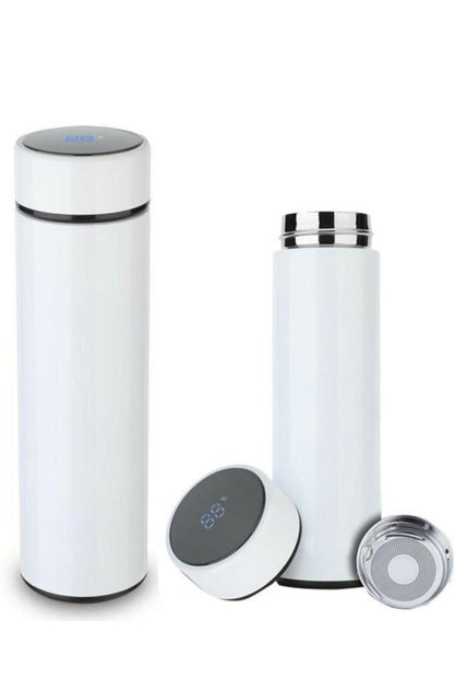Dijital Sıcaklık Göstergeli Renkli Çelik Termos - 500 ML (5347)