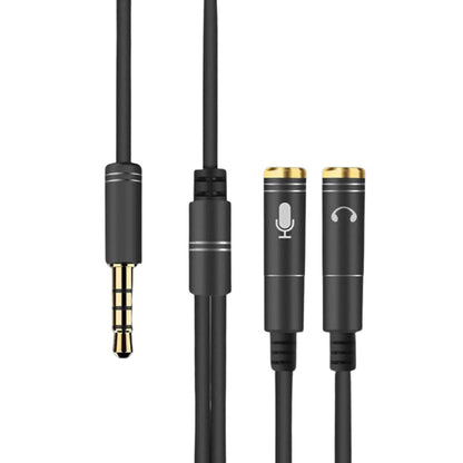 1 Erkek 2 Dişi 3.5 mm Kulaklık ve Mikrofon Ayırıcı Çoklayıcı Aux Kablo (5347)