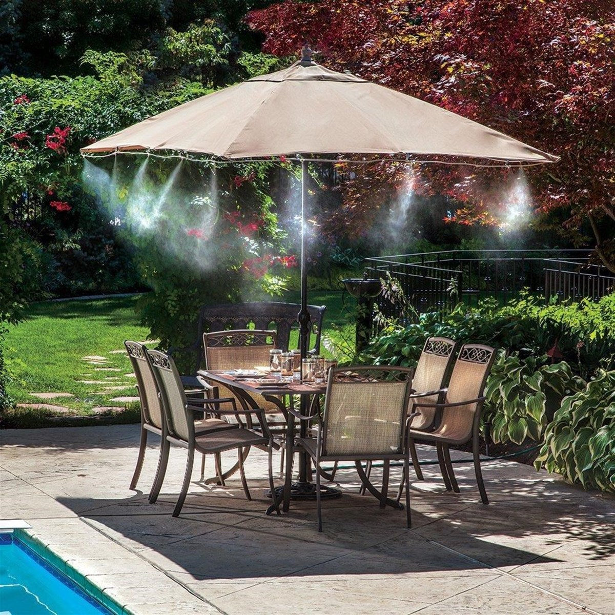 10 Meter DIY Balcony Patio Gazebo Pergola Irrigation Cooling and Humidification System (5347)