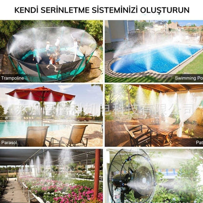 10 Meter DIY Balcony Patio Gazebo Pergola Irrigation Cooling and Humidification System (5347)