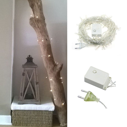 100 Ledli 8 Fonksiyonlu 10 Metre Led Aydınlatma Dekor Lambası (beyaz) (5347)