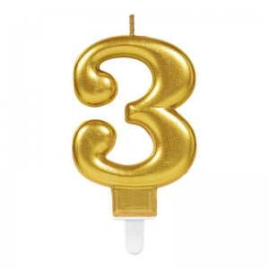3 Rakam Mum Gold Renk (5347)