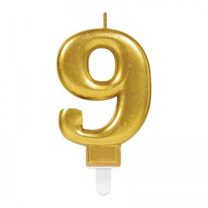 9 Rakam Mum Gold Renk (5347)
