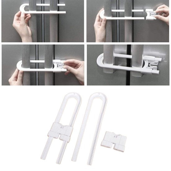 Baby Child Drawer and Cabinet Protection Rail Safety System Safety Lock (5347)