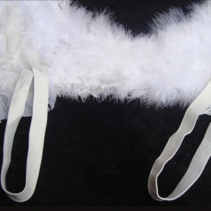 White Medium-Sized Child Angel Wings 50x35 cm (5347)