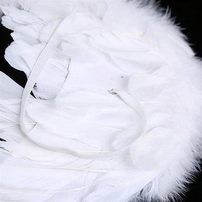 White Medium-Sized Child Angel Wings 50x35 cm (5347)