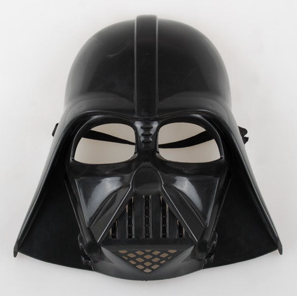 Çocuk Boy Yıldız Savaşları Star Wars Darth Vadet Maskesi ve 90 cm Pelerin Seti Siyah (5347)