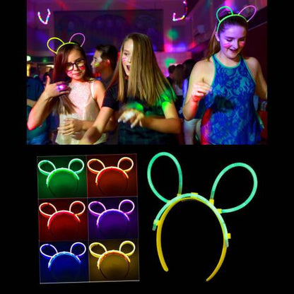 Glow Crown Luminous Crown Assorted Colors 12 Pcs (5347)