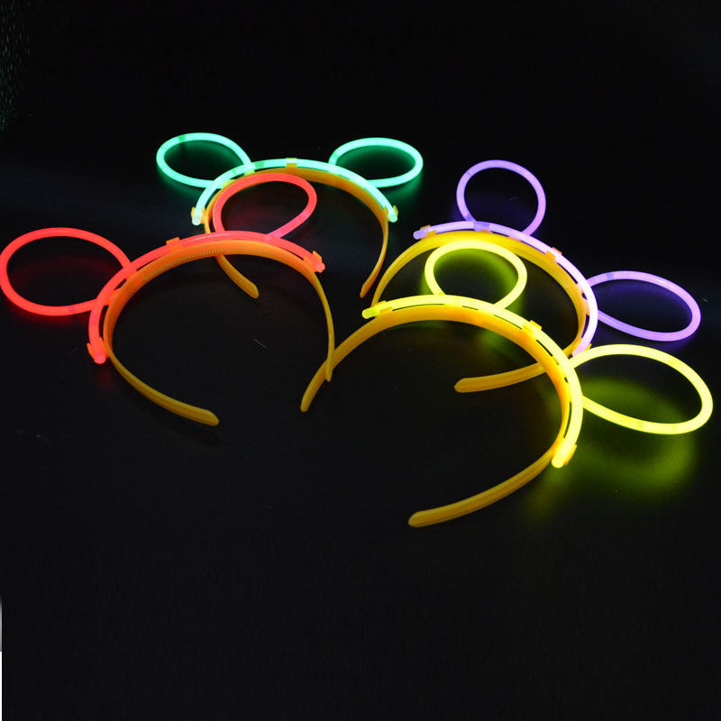 Glow Crown Luminous Crown Assorted Colors 12 Pcs (5347)