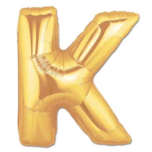 بالون فويل حرف K ذهبي اللون 40 بوصة (5347)