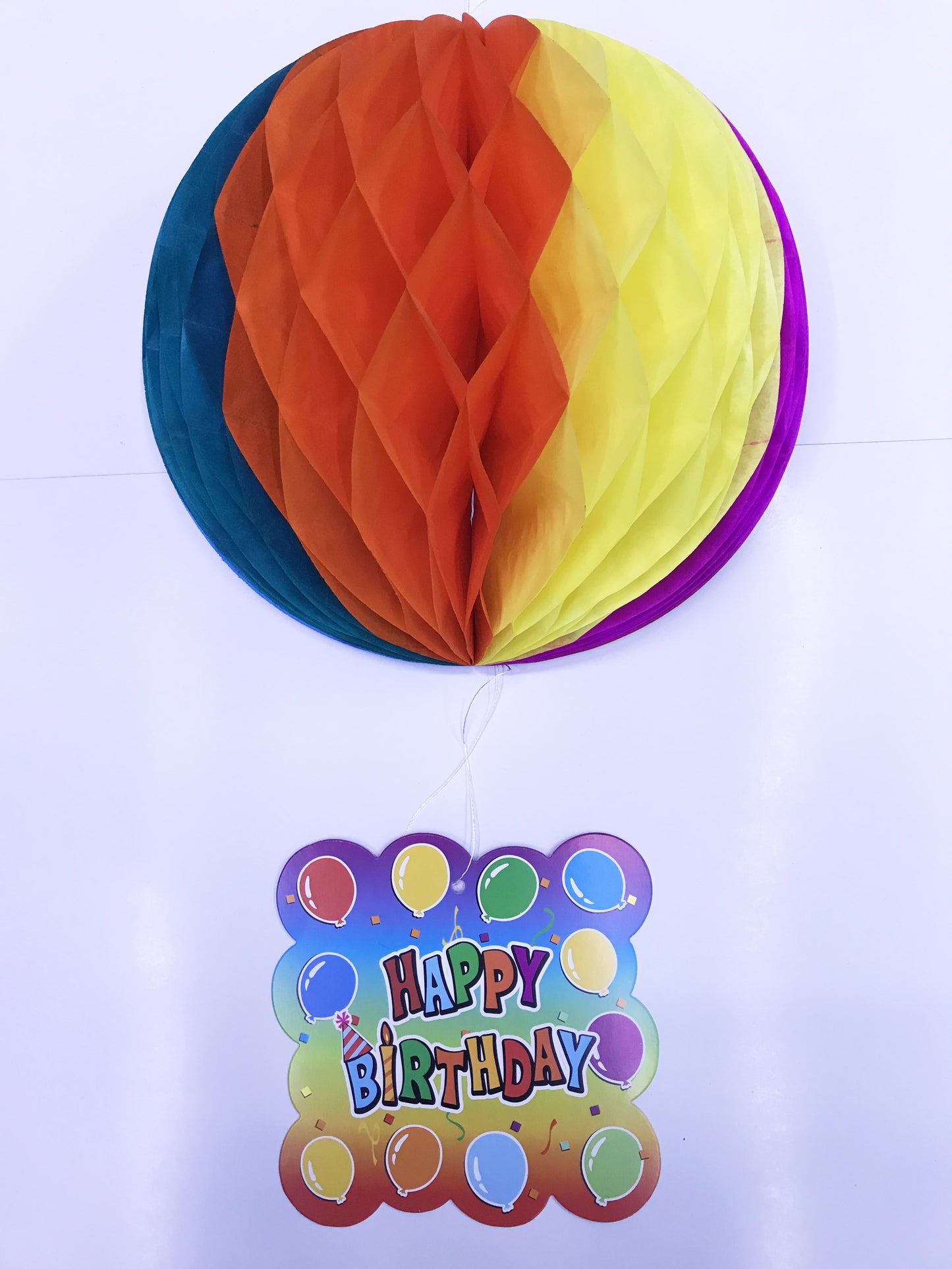 Paper Decoration Happy Birthday Decor 55 cm-0748 (5347)