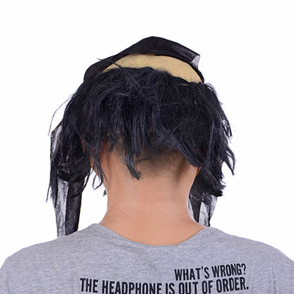 Latex Hair & Beard Pirate Mask (5347)