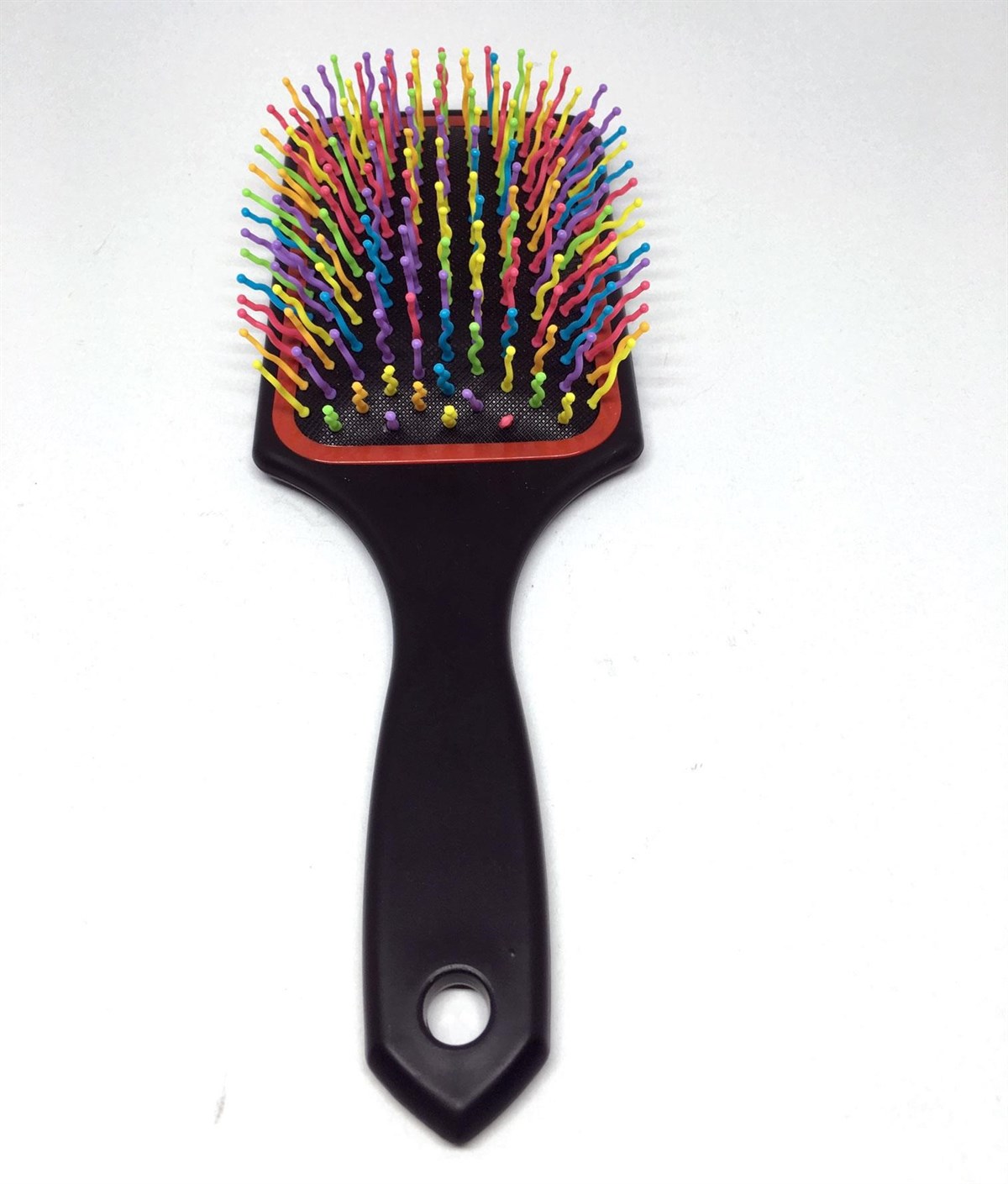 Pratik Renkli Uçlu Plastik Saç Fırçası Tarağı Ergonomik Tarak (5347)
