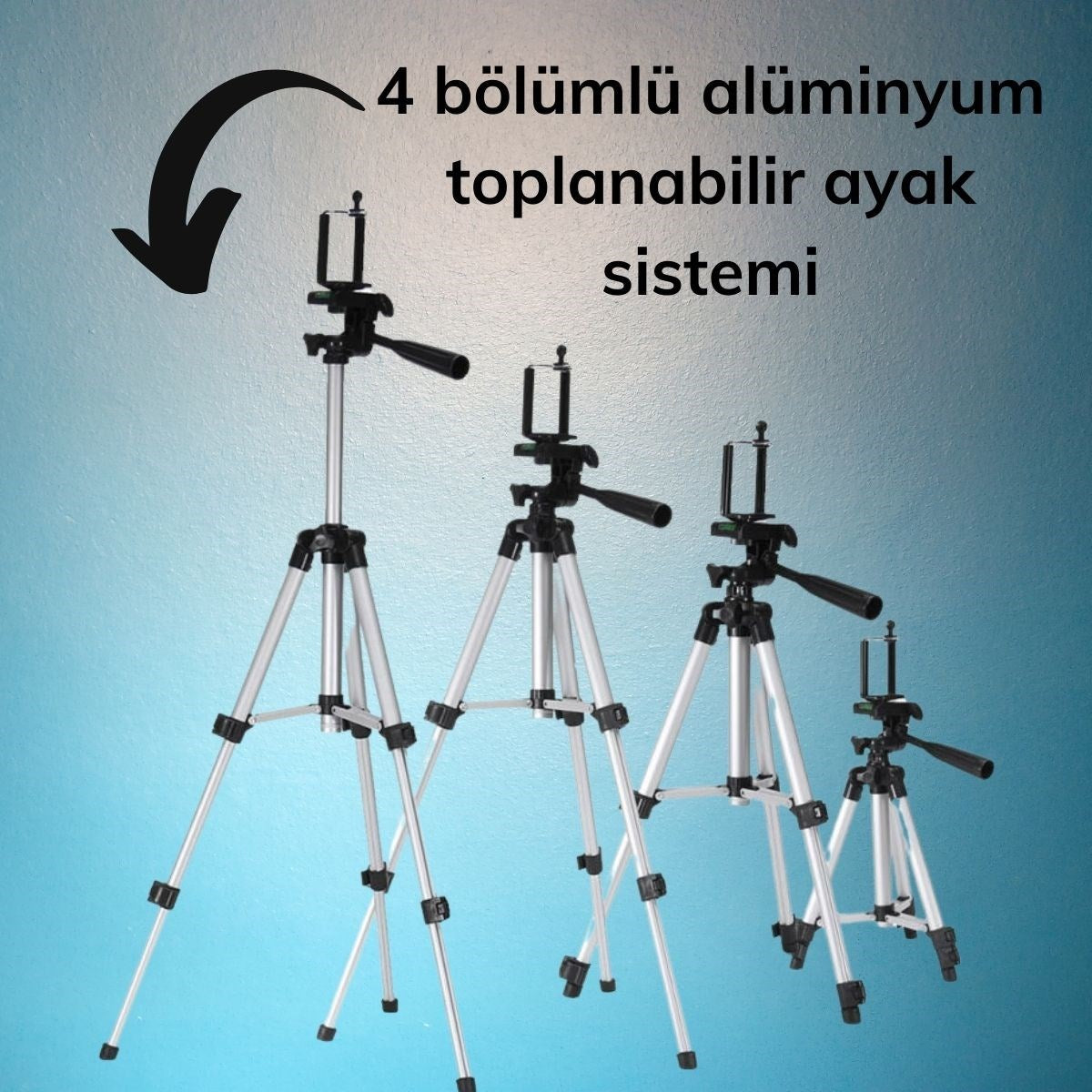 Profesyonel Fotoğraf Makinası Tripodu (5347)