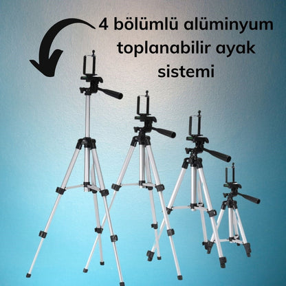 Profesyonel Fotoğraf Makinası Tripodu (5347)