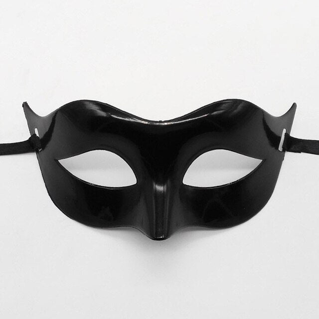 Black Color Masquerade Costume Party Venetian Ball Mask (5347)