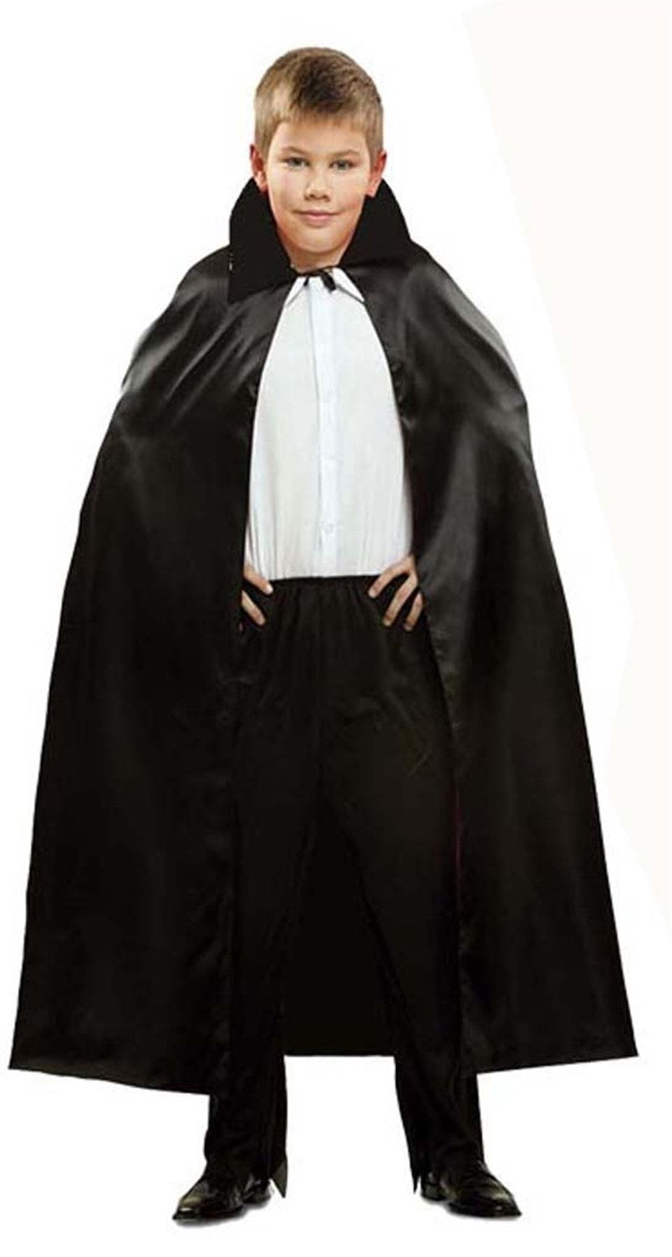 Black Collared Halloween Cape 90 cm (5347)