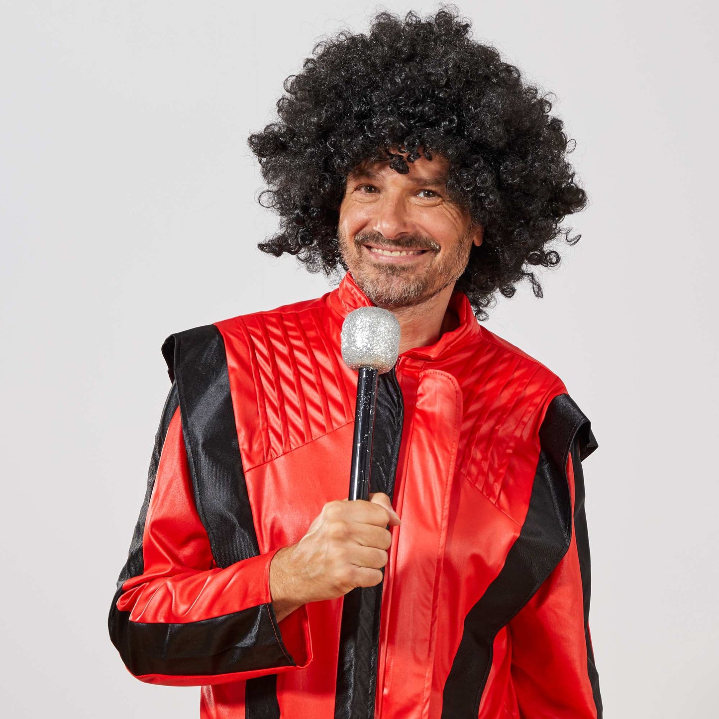 Black Curly Afro Bonus Wig (5347)