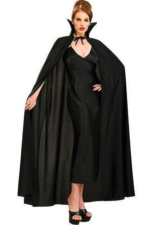 Black Collared Halloween Cape 120 cm (5347)