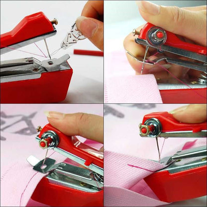 Spring Come Mini Kolay Seyehat ve Ev Tipi El Dikiş Dikme Makinası (5347)
