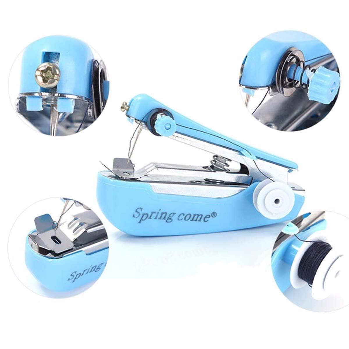 Spring Come Mini Kolay Seyehat ve Ev Tipi El Dikiş Dikme Makinası (5347)