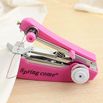 Spring Come Mini Kolay Seyehat ve Ev Tipi El Dikiş Dikme Makinası (5347)
