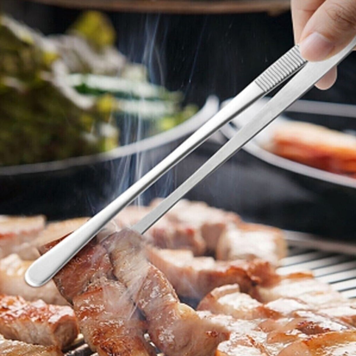 Yiyecek Servis Maşası Air Fryer  Master Chef Şef Cımbızı Et Kızartma Barbekü Aleti 30 Cm (5347)