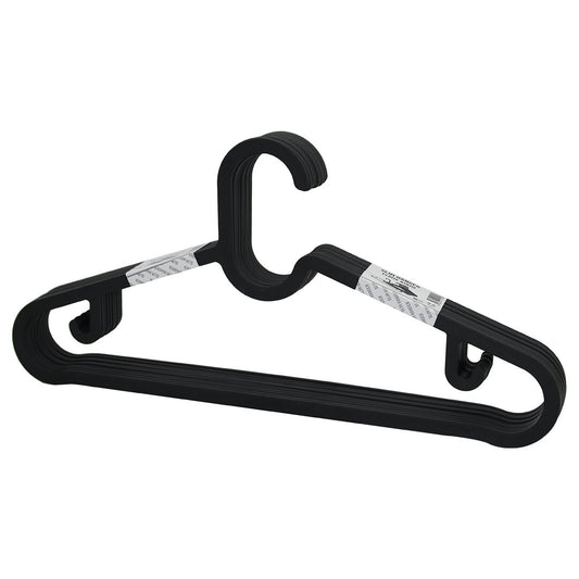10PCS PLASTİK - ANTRASİT GRİ ELBİSE ASKISI (5347)