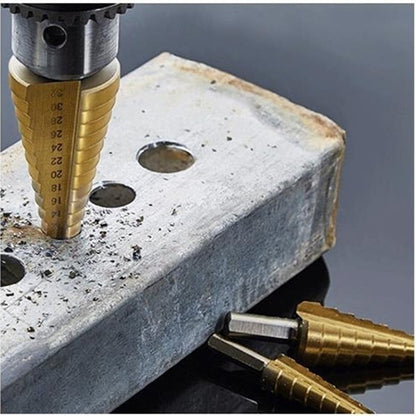 6 Piece Step Drill Bit Set