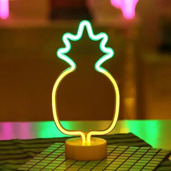 Pineapple Neon LED Lamp