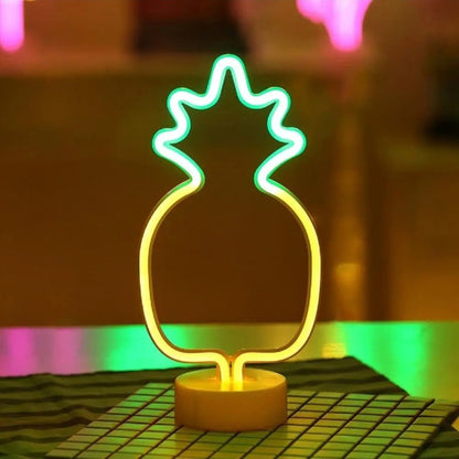 Pineapple Neon LED Lamp