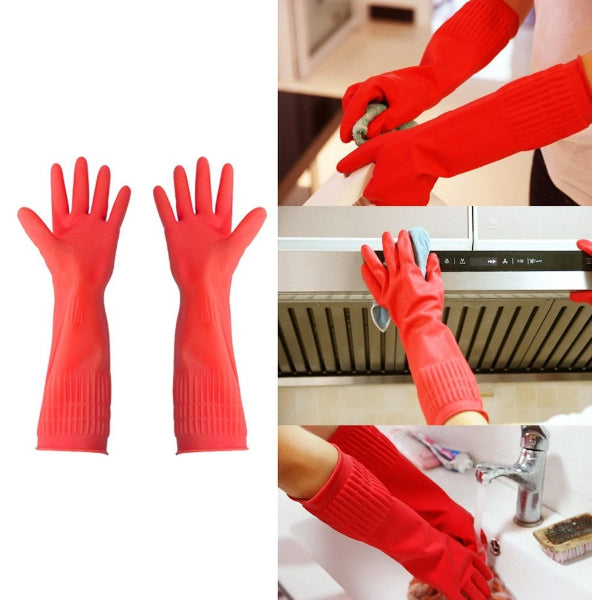Long Cuff Dishwashing Gloves Size M