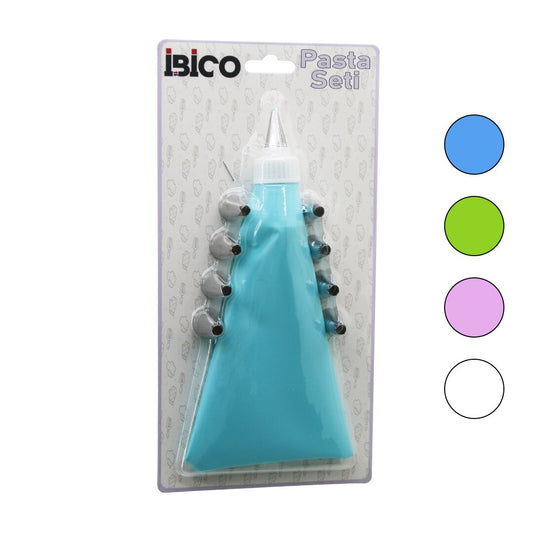 11PCS PASTA SETİ - RENKLİ   1-KREMA TORBASI - 9-METAL SIKMA UÇLARI - 1-UÇ TUTUCU ADAPTÖR (5347)