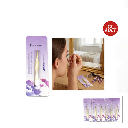 12 ADET SARI CIMBIZ (5347)