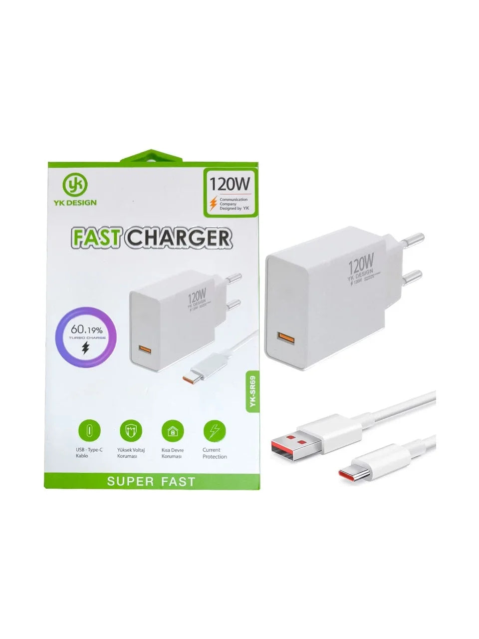 120W Super Fast Charger - USB Type-C (5347)