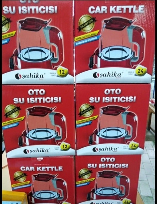 12V OTOMATİK ARAÇ OTO KETTLE SU ISITICISI ÇAKMAKLIK FİŞLİ (5347)