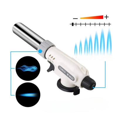 1300°C Multi-Purpose Gas Torch Lighter - Kitchen, BBQ, Soldering Blowtorch (5347)