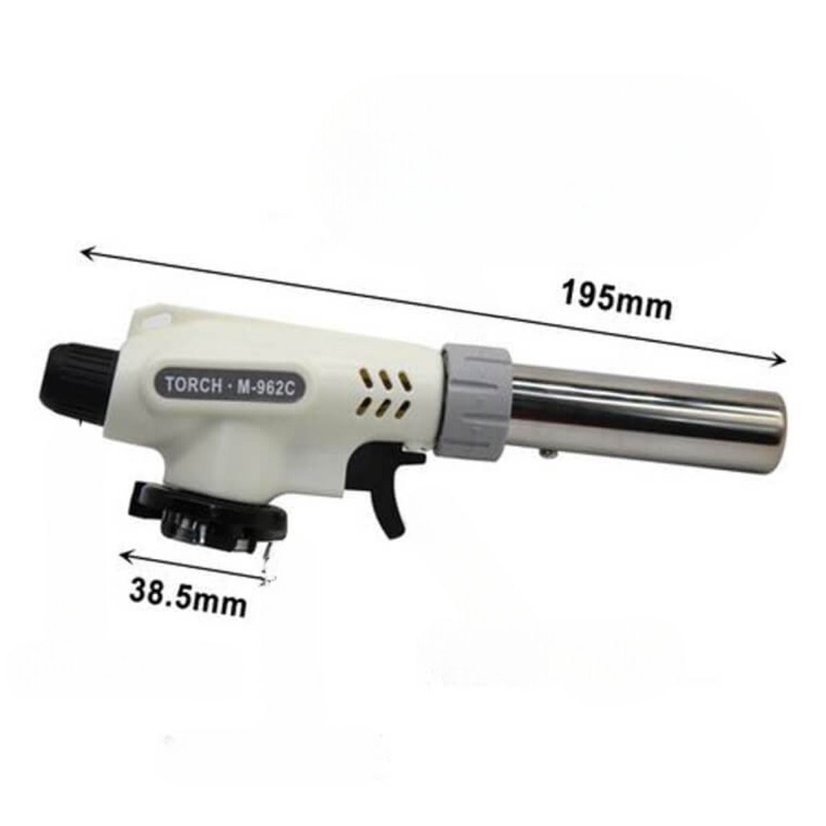 1300°C Multi-Purpose Gas Torch Lighter - Kitchen, BBQ, Soldering Blowtorch (5347)