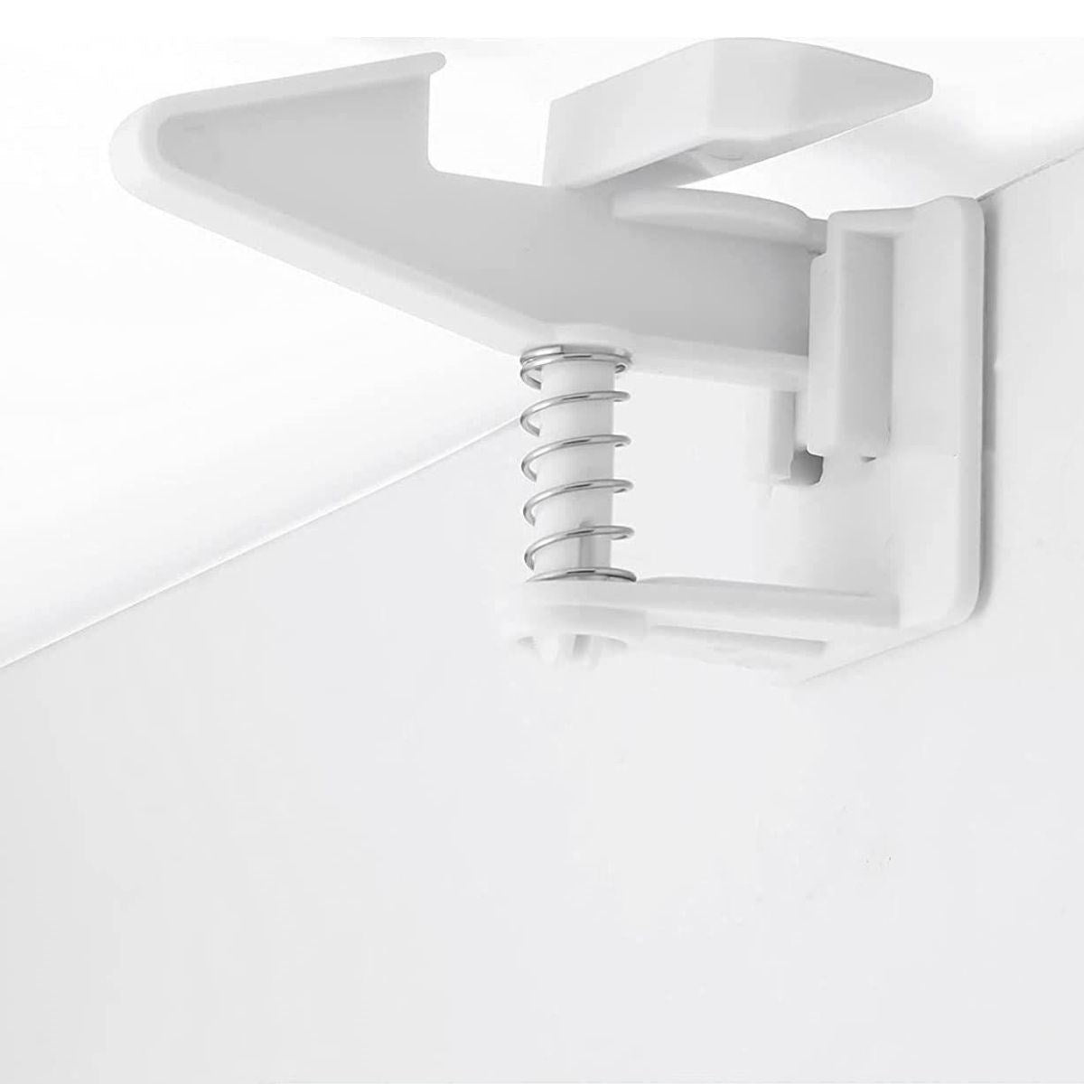 Starixa® Bebek Çocuk Güvenliği Korumalı Yapışkan Çekmece ve Dolap İçin Tutucu Gizli Güvenlik Kilidi