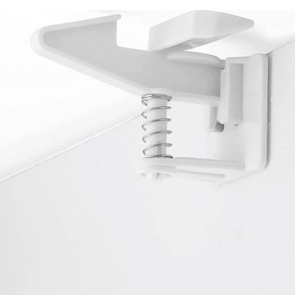 Starixa® Bebek Çocuk Güvenliği Korumalı Yapışkan Çekmece ve Dolap İçin Tutucu Gizli Güvenlik Kilidi