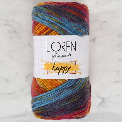 Loren Happy Ebruli Hand Knitting Yarn - RH001 - 34286