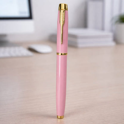 Premium Pink Metal Rollerball Pen