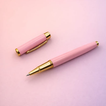 Premium Pink Metal Rollerball Pen