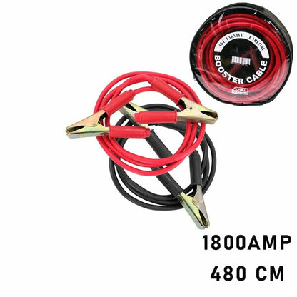 1800 AMPER TIR İÇİN AKÜ TAKVİYE KABLOSU 4.8MT - PENCERELİ BEZ ÇANTALI  (5347)