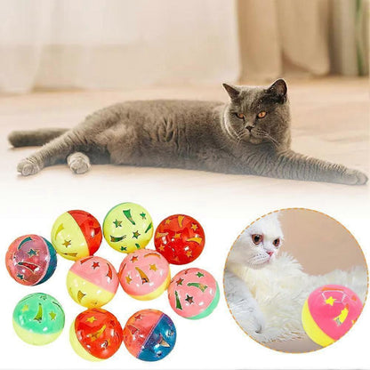 4-Pack Jingle Ball Cat Toy
