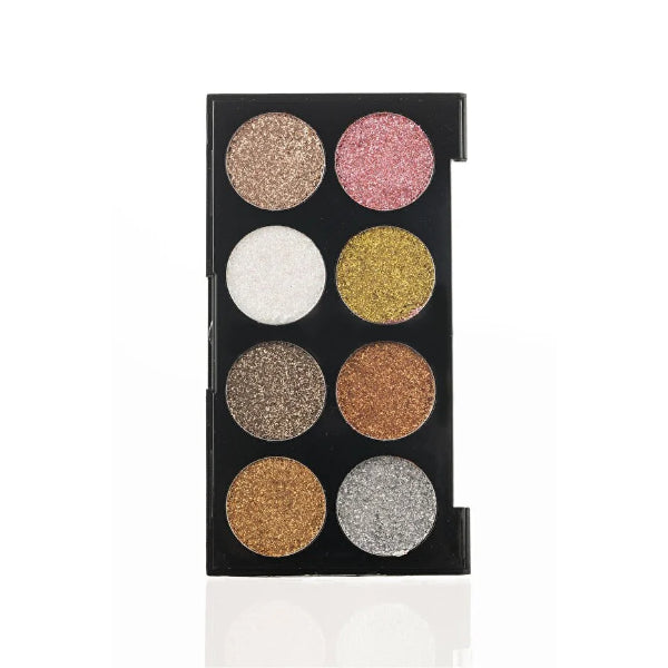 8 Color Glitter Eyeshadow Palette - Set of 2